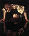 caravaggio - Narciso. (1599). Roma, Galleria Nazionale d'arte Antica.